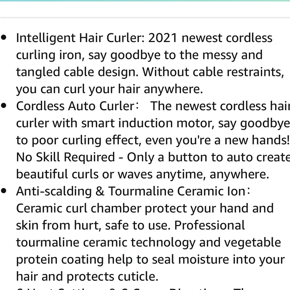 Wireless USB Auto Curler Brand New (Never Used) - Picture 16 of 17